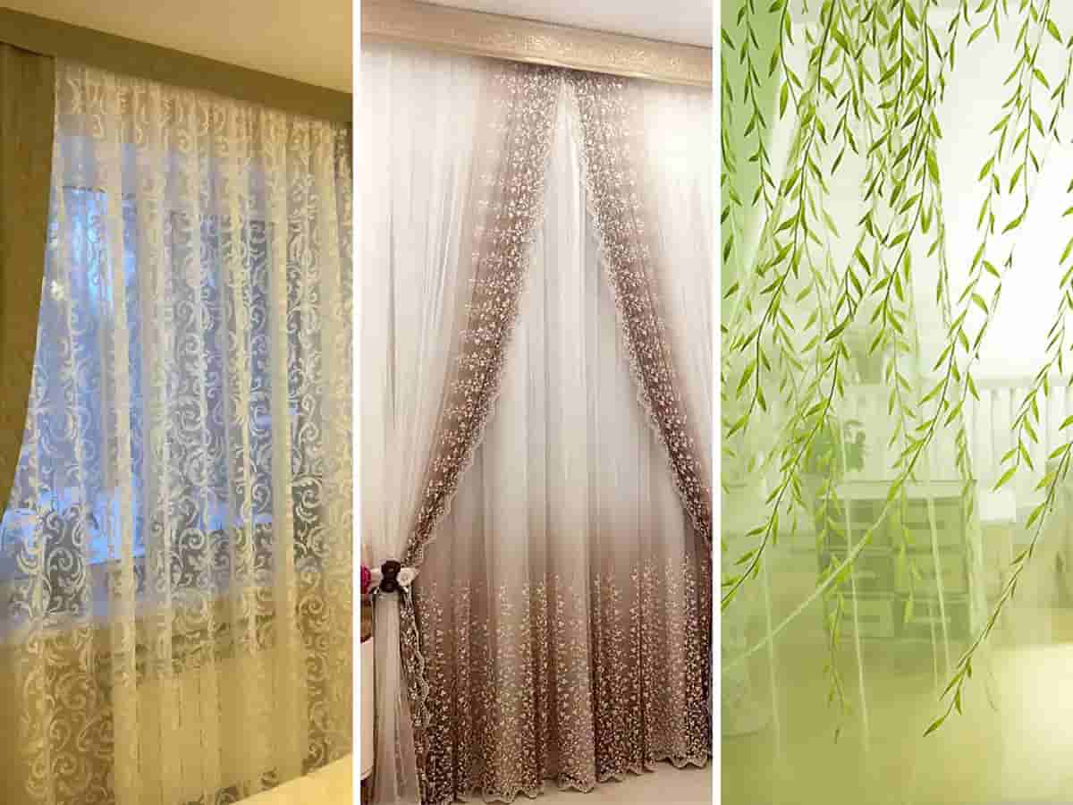 تصویر 2 از قیمت پارچه پرده ای حریر رنگی + خرید باور نکردنی